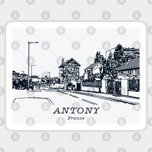 Antony - France Sticker by Lakeric